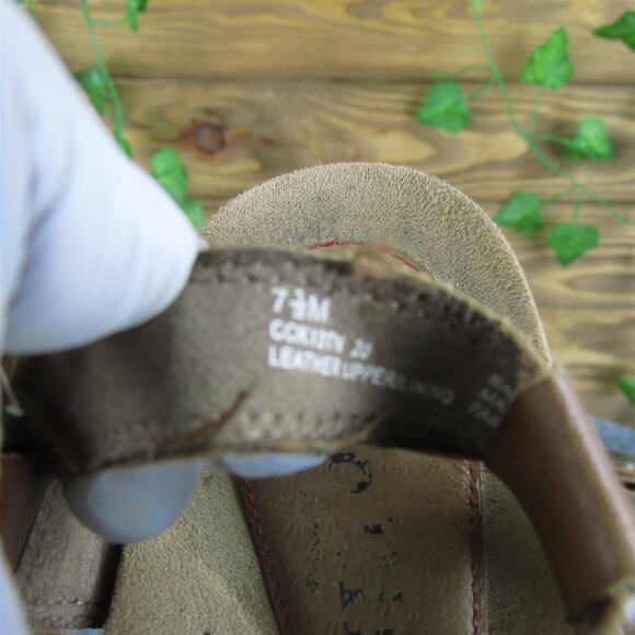 Cobb Hill Women's Gladiator Brown Leather Sz 7.5 Medium Used 2025 - Picture 5 of 7